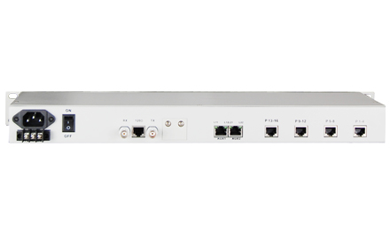 E1-16Voice + 4FE + 4RS232 Multiplexer