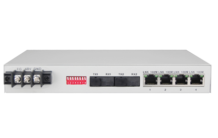 1+1 4FE Fiber Media Converter