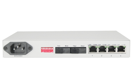 1+1 4FE Fiber Media Converter