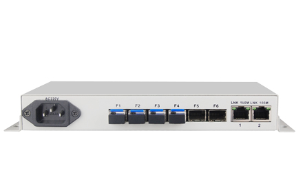 2*FE+6*100 base-S/LX Ethernet Switch