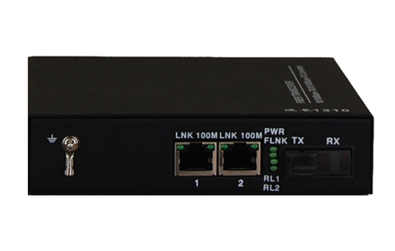 1 Optical+2UTP FE Fiber Media Converter(With remote manageme
