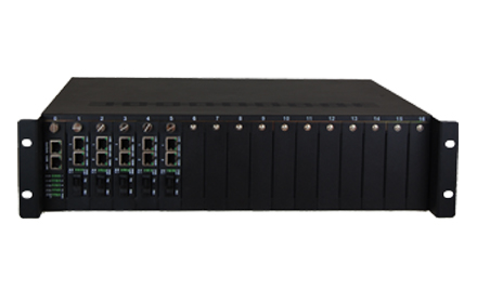 2U Rack Fiber Media Converter