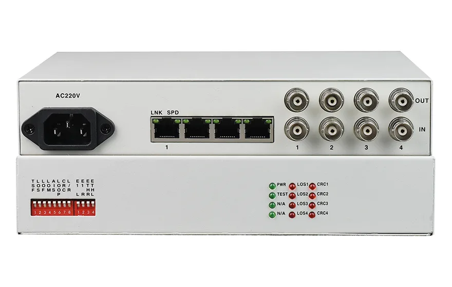 飞畅科技-4E1-1ETH协议转换器