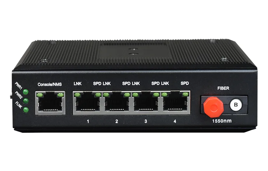 以太网交换机坏了，能否用光纤收发器来替代？