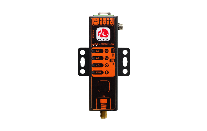 飞畅科技-2路AI/AO/DI/DO 4G远程测控终端