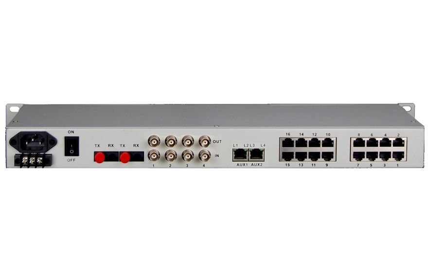 16 channel voice over ethernet (IP)