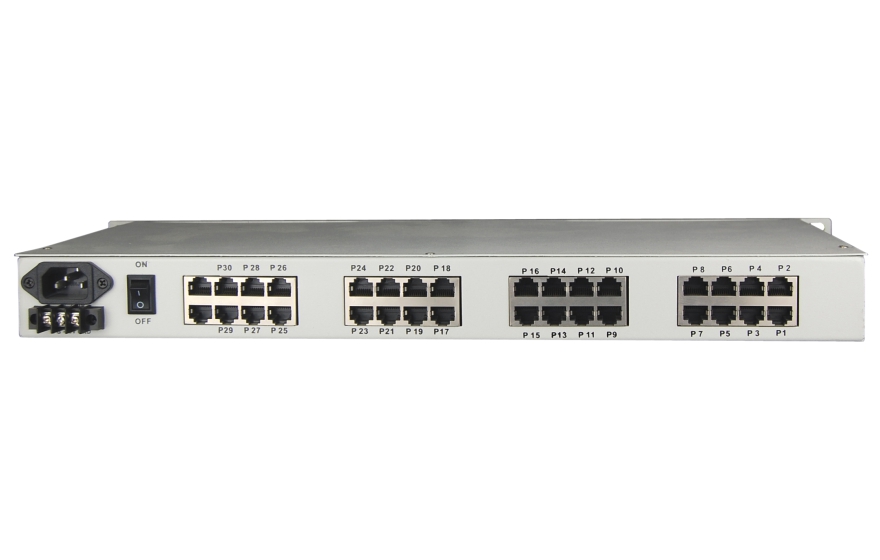 30 channel voice over ethernet(IP)