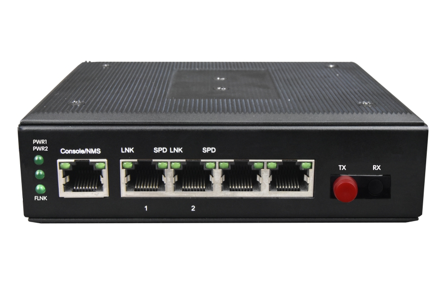 Managed 2* GE Fiber Media Converter