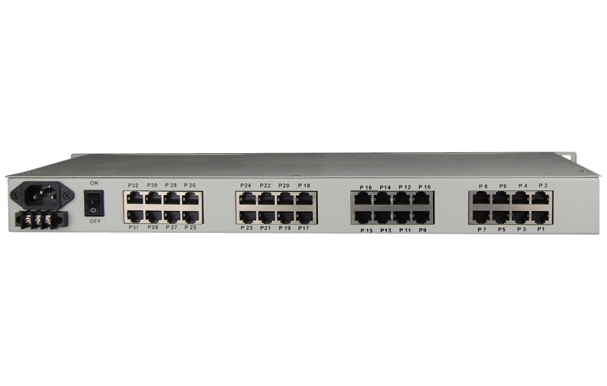 Fiber-32Voice + 4E1 +4*FE( Physical  Isolation)   Multiplexe