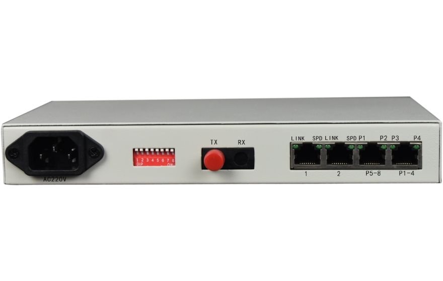 8*Voice+2GE  Fiber  Multiplexer