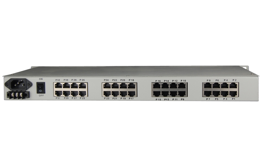 Fiber-32Voice + 4E1 +4*FE( Physical Isolation) Multiplexe