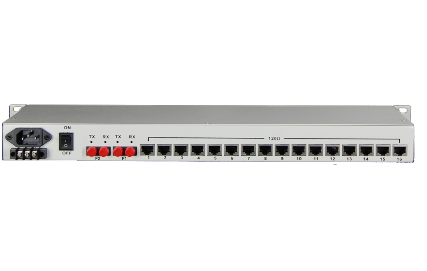 16E1+8FE  PDH  Multiplexer（1+1 Fiber Back-Up）