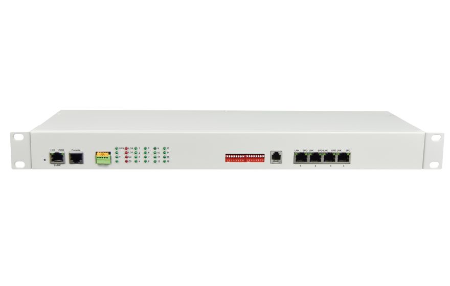 16 Channel RS232/422/485 Fiber Modem