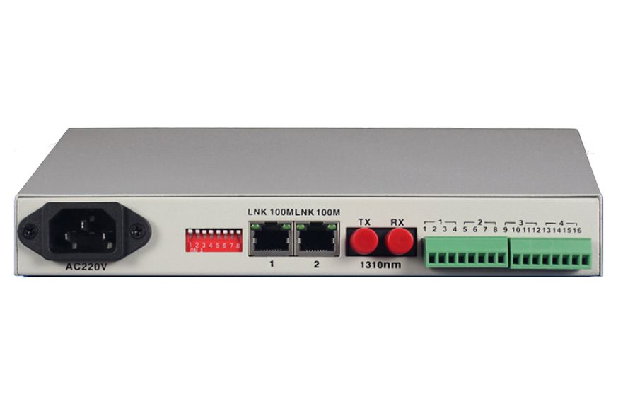 4 Channel RS232/422/485 Fiber Modem