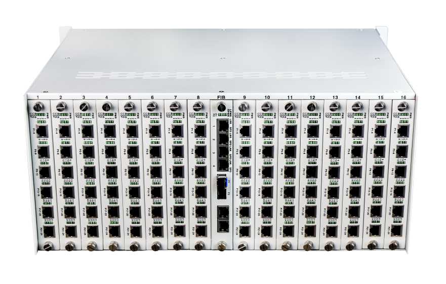 1-384*Voice  RACK  Mount  Fiber  Multiplexer