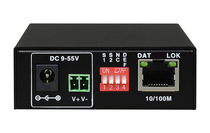 1 channel RS232/422/485 serial to Ethernet converter