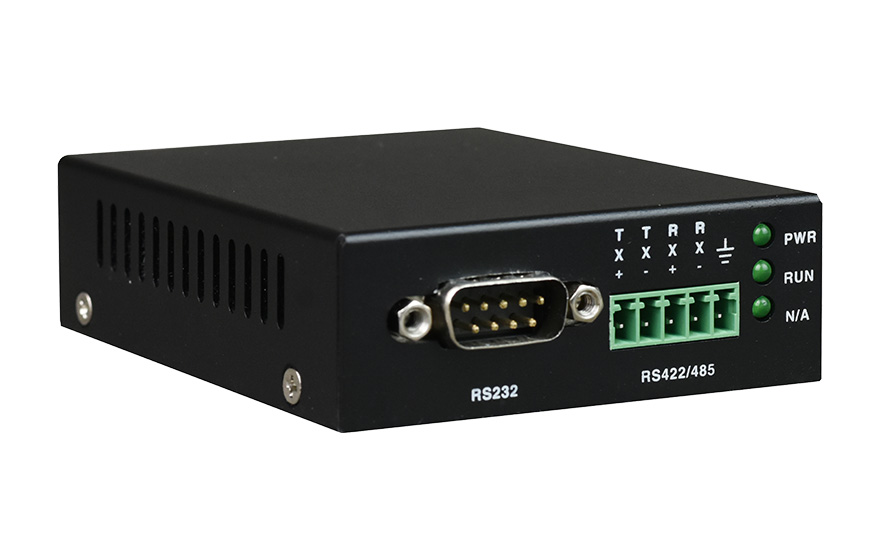 1 channel RS232/422/485 serial to Ethernet converter