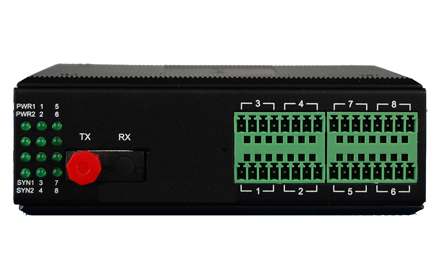 Industrial 1-2 channel CAN-bus fiber modem