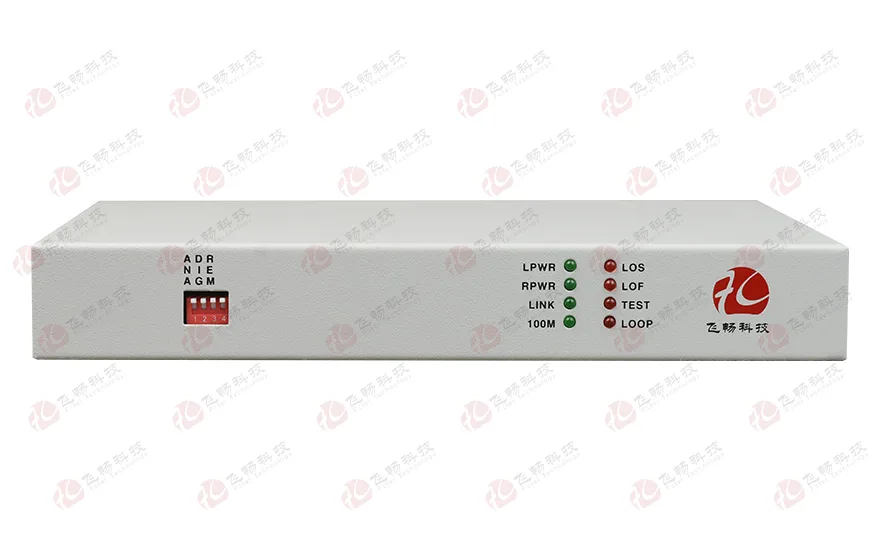 飞畅科技-光纤-ETH+4RS232转换器（带宽2M）
