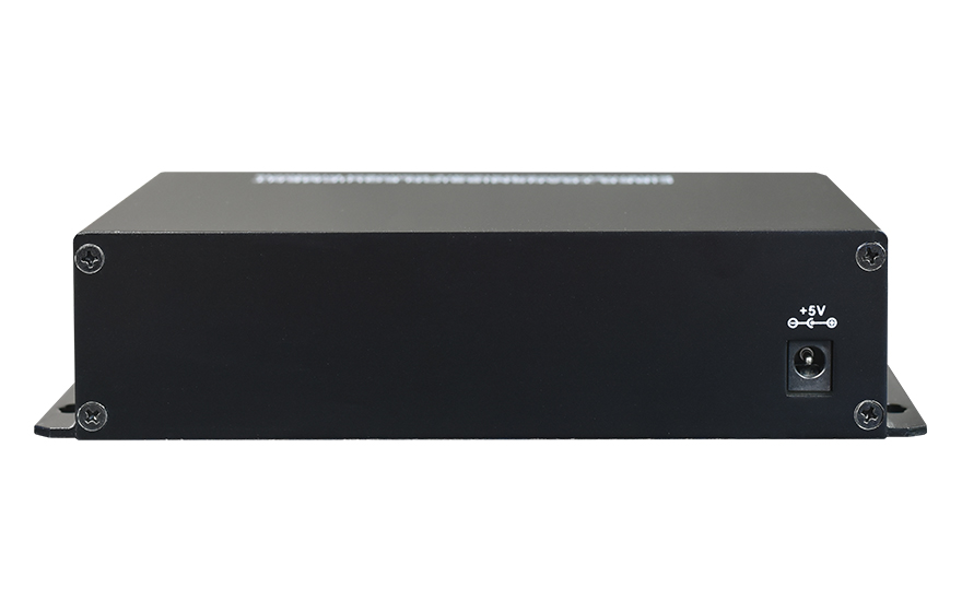 Desktop 4-channel XLR broadcast audio Fiber Mux