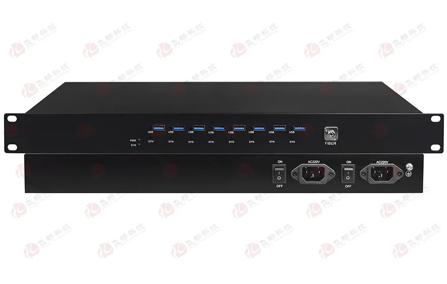 飞畅科技-8路USB3.0 光端机