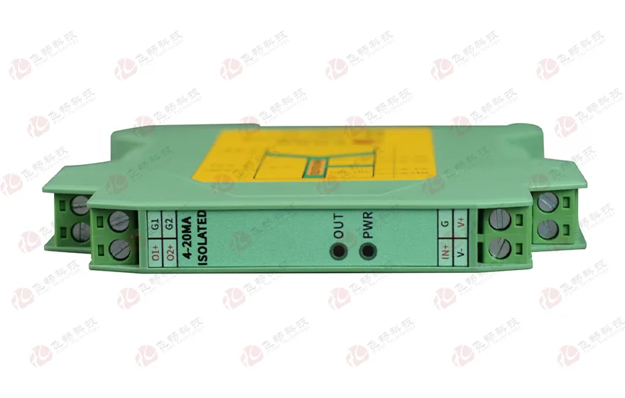 飞畅科技-工业级 轨式4-20MA 1分2 线性光耦3000V隔离器