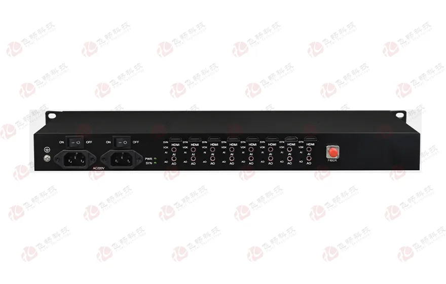 飞畅科技-8路2K 60HZ HDMI 可带独立双向音频  光端机