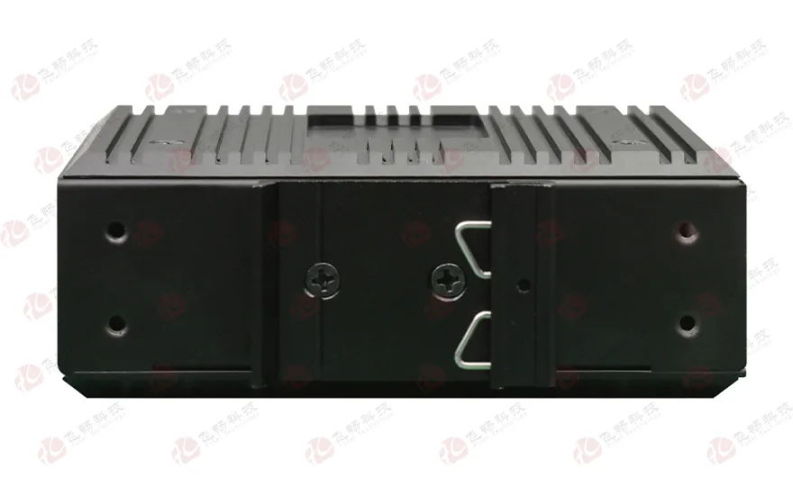 飞畅科技-工业轨式2路串口／4路开关量+4路百兆电 光端机